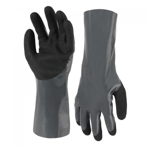 Chemical resistant glove-Palm nitrile sandy finish-Cut Level E