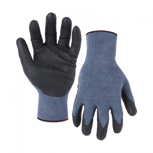 13G fleece shell AQUTEK palm coated gloves