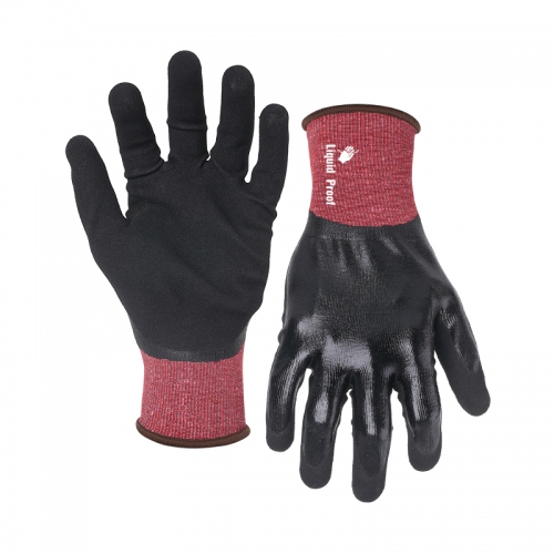 21G cut D/A4 G-Flex Plus triple coated gloves(fully/palm)-Steel