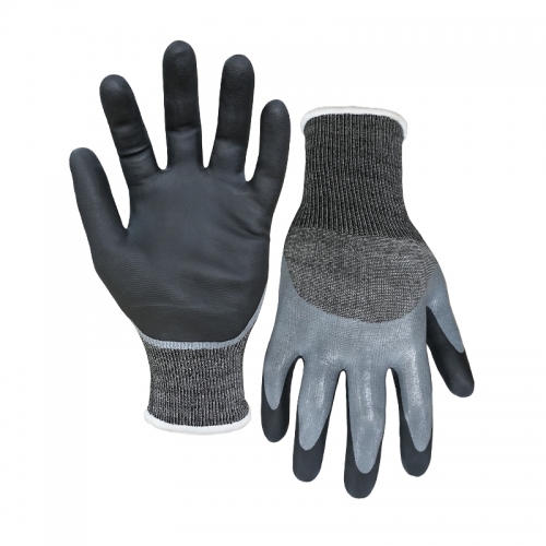 18G cut B/A2 DexiFoam double coated gloves(half/palm)-Glass and Steel Free