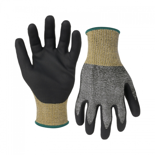 13G cut C/A3 DexiFoam coated gloves-Glass Fibre