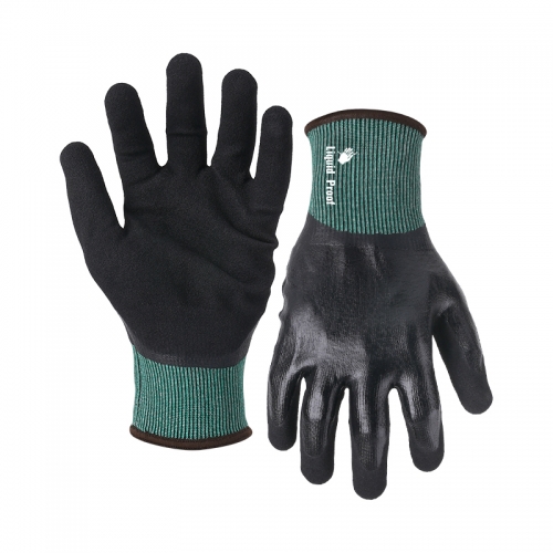 18G cut D/A4 G-Flex Plus triple coated gloves(fully/palm)-Steel
