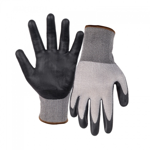 15G cut E/A5 DexiFoam palm coated gloves-Steel/Glass Fibre