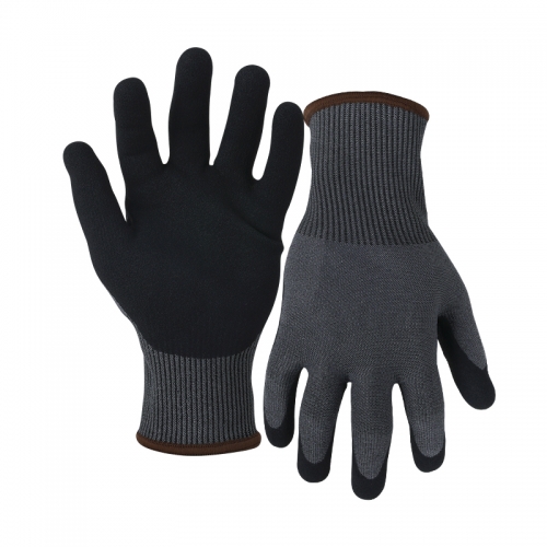 15G cut E/A5 G-Flex palm coated gloves-Steel/Glass Fibre
