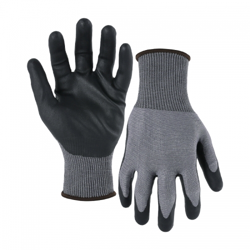 13G ANSI A7 DexiFoam palm coated gloves-Steel/Glass Fibre